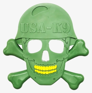 Usa K9 Skull & Cross Bones Ultra Durable Nylon Dog - Skull, HD Png Download, Free Download