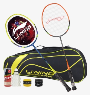 Li Ning Badminton Racket Genuine Full Carbon Fiber - Beach Racket, HD Png Download, Free Download