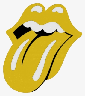 #cute #yellow #yellowaesthetic #vintage #rollingstones - Cute Yellow Asthetic Stickers, HD Png Download, Free Download