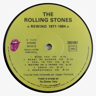Rolling Stones Transparent 45 Records, HD Png Download, Free Download