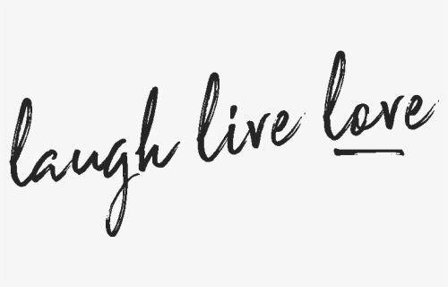 Live Laugh Love Png - Calligraphy, Transparent Png, Free Download