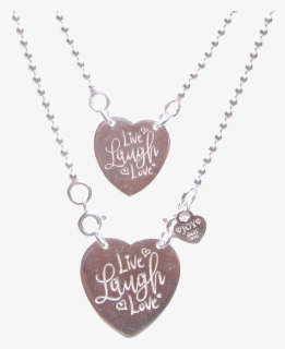 Necklace Sintra Live Laugh Love - Locket, HD Png Download, Free Download