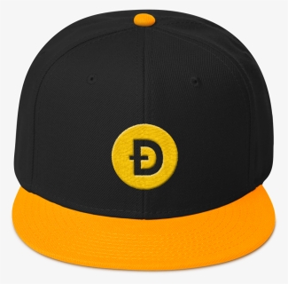 Dogecoin Logo Snapback Hat - Baseball Cap, HD Png Download, Free Download