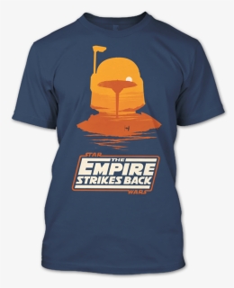 A Black T-shirt With The Shopify Logo - Wars The Empire Strikes Back, HD Png Download, Free Download