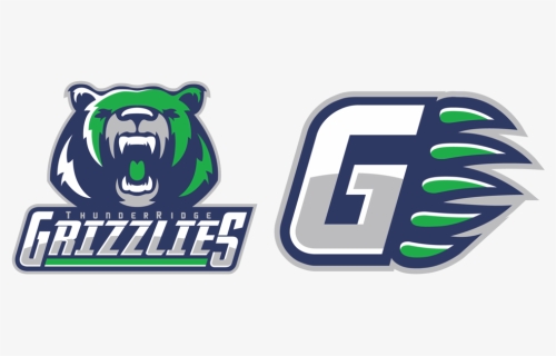 Thunder Ridge Grizzlies Logo Redesign , Png Download - Thunderridge High School Background, Transparent Png, Free Download