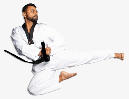 Fly Kick Taekwondo Png, Transparent Png, Free Download