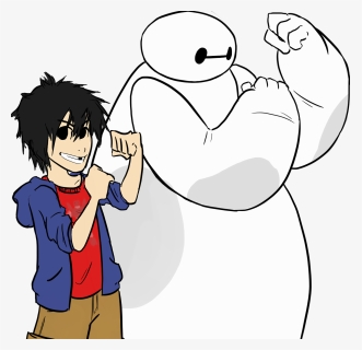 Hiro And Baymax - Cartoon, HD Png Download, Free Download