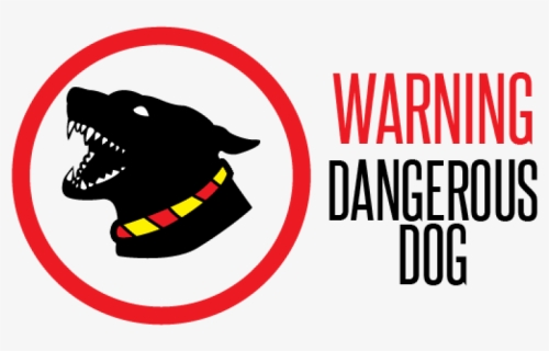 Port Coquitlam Set To Ban Aggressive, Dangerous Dogs - Dangerous Dogs Sign, HD Png Download, Free Download