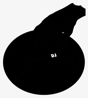 Virtual Dj Logo Black And White - Circle, HD Png Download, Free Download