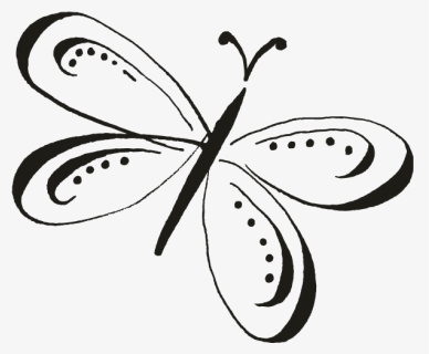 Monarch Butterfly Clip Art Brush-footed Butterflies - Calligraphy Butterfly, HD Png Download, Free Download