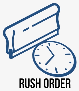 Rush Order Icon - Squeegee Screen Print Clipart, HD Png Download, Free Download