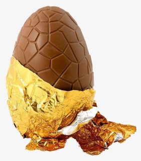 Easter Egg Chocolate Transparent Background - Chocolate Egg Transparent Background, HD Png Download, Free Download
