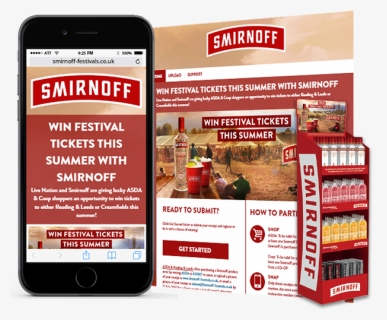 Smirnoff Win Festival Tickets, HD Png Download, Free Download