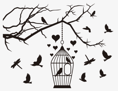 Cartoon Bird Cage, HD Png Download, Free Download