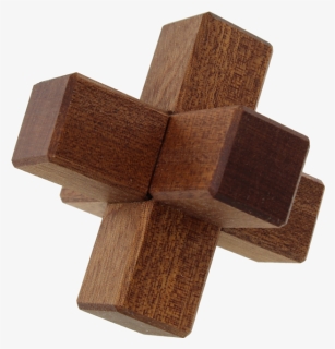 3 Piece Burr - 3 Piece Cross Puzzle Solution, HD Png Download, Free Download