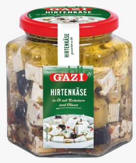 Gazi Fetta Cheese In Oil With Herbs 375g, HD Png Download, Free Download