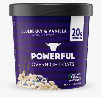Blueberry & Vanilla Overnight Oats, HD Png Download, Free Download