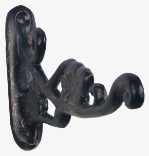 Scroll Work Antique Wall Hook - Antique, HD Png Download, Free Download