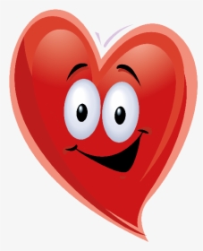 Funny Valentines Cliparts - Happy Heart Clipart, HD Png Download, Free Download