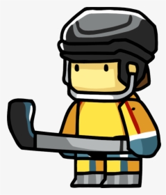 Transparent Hockey Puck Clipart - Scribblenauts Hockey Player, HD Png Download, Free Download