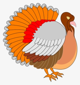 Orange Turkey Svg Clip Arts - Turkey Clip Art, HD Png Download, Free Download