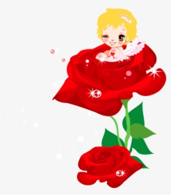 Rose Clipart Valentine"s Day - Cute Rose Png Clipart, Transparent Png, Free Download
