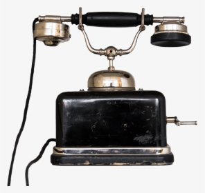Black Vintage Telephone Clip Arts - Old Telephones Transparent, HD Png Download, Free Download