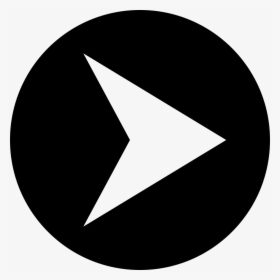 Right Arrow Transparent Images - Video Play Icon Black, HD Png Download, Free Download