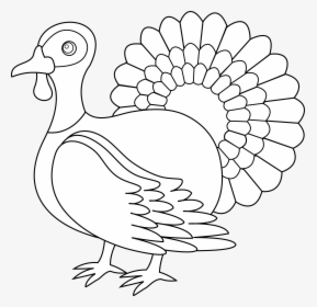 Turkey Png Black And White - Turkey Black And White Clipart, Transparent Png, Free Download