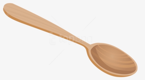 Transparent Spoon Clipart Black And White - Wooden Spoon Vector Png, Png Download, Free Download