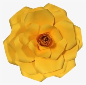 Yellow Paper Flower Png, Transparent Png, Free Download