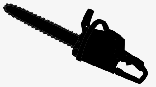 Black And White Chainsaw Clipart, HD Png Download, Free Download