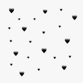 Black Emoji Background For Pictures - Heart Pattern, HD Png Download, Free Download