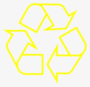 Recycling Sign Png Yellow, Transparent Png, Free Download