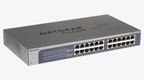 Network Switch Png - Netgear Prosafe Plus Switch Jgs524e, Transparent Png, Free Download