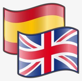 Spanglish - Spanish Flag And English Flag, HD Png Download, Free Download