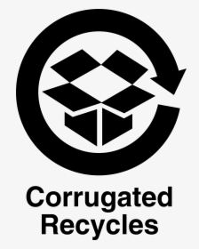 Corrugated Recycles Logo Black And White - Corrugated Recycles Logo Vector, HD Png Download, Free Download