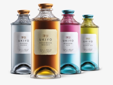 Ukiyo - Glass Bottle, HD Png Download, Free Download