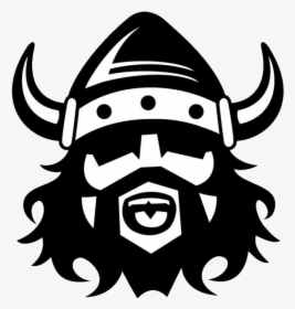 Viking Logo Png - Viking Clipart Black And White, Transparent Png, Free Download