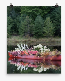 Tulipina Pond Canoe43 Nathan Underwood Mockup Transparent - Flower Pic Instagram, HD Png Download, Free Download