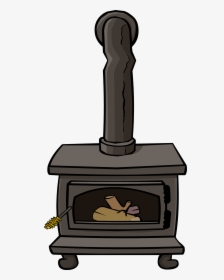 Clipart Fire Stove - Wood Burning Stove Clip Art, HD Png Download, Free Download