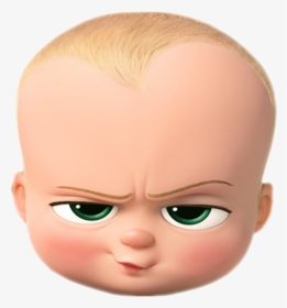 Baby Face Png - Boss Baby Head Clipart, Transparent Png, Free Download