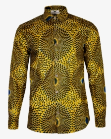Kitenge Long Sleeved Shirt - Men Long Sleeve Shirt African Wear Styles, HD Png Download, Free Download