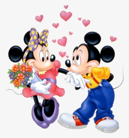 Transparent Minnie Clipart - Minnie And Mickey Love, HD Png Download, Free Download