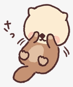 Seaotter Otter Kawaii Cute Anime Freetoedit - Otter Kawaii, HD Png Download, Free Download