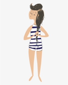 Girl In Bathing Suit Clipart, HD Png Download, Free Download