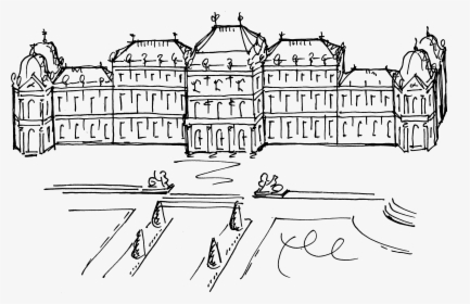 Oberes Belvedere - Lower Belvedere Palace Drawing, HD Png Download, Free Download