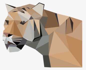 Tiger, Low Poly, Predator, Animal, Big Cat, Nature, - Tiger Low Poly Arts, HD Png Download, Free Download