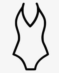 Cloth Dressing Fashion Women Swim Suit - Bathing Suit Drawing Png, Transparent Png, Free Download
