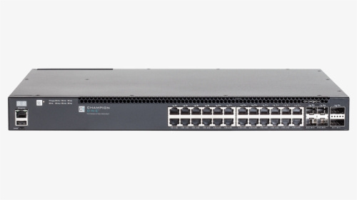 1g Open Network Switch With 24 Rj45 Ports And 6 Sfp - Network Switch, HD Png Download, Free Download